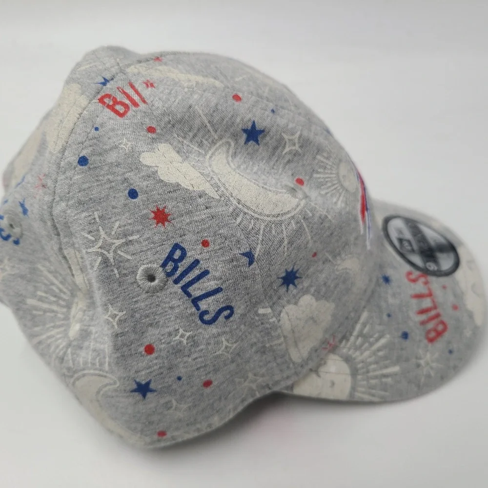 Infant Buffalo Bills Hat One Size New Era 9Twenty Gray Blue NFL All Over Print